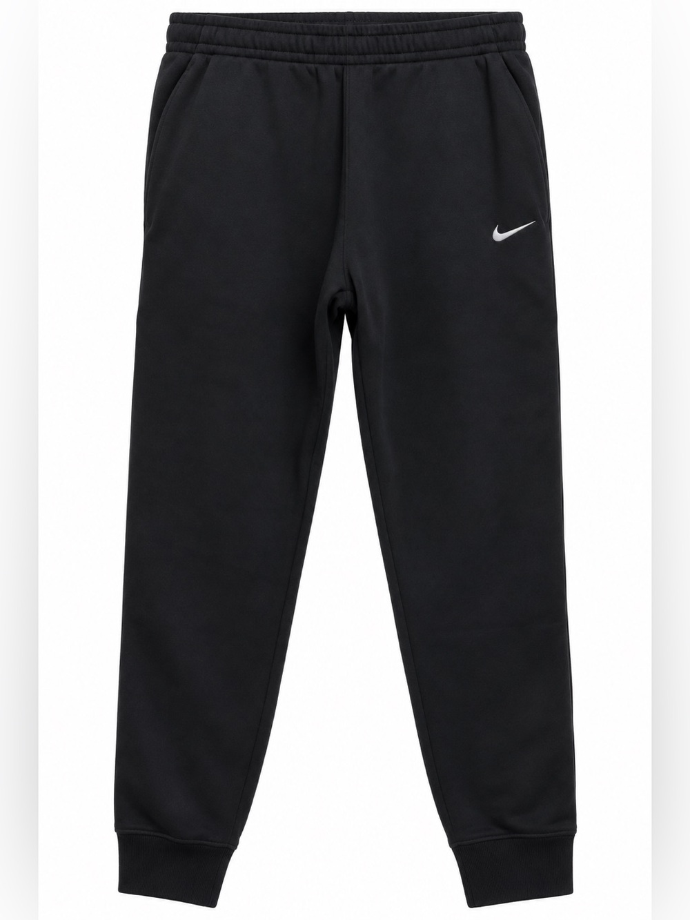 NWT Nike Men’s Team Club Fleece Jogger Pants Black White Size L CJ1616-010